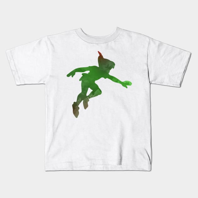 Boy Inspired Silhouette Kids T-Shirt by InspiredShadows